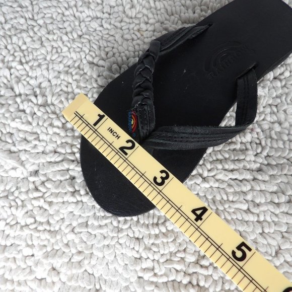 Rainbow Girls Black Sandals - Picture 8 of 8